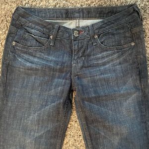 Dark Washed Blue Monarchy Jeans
